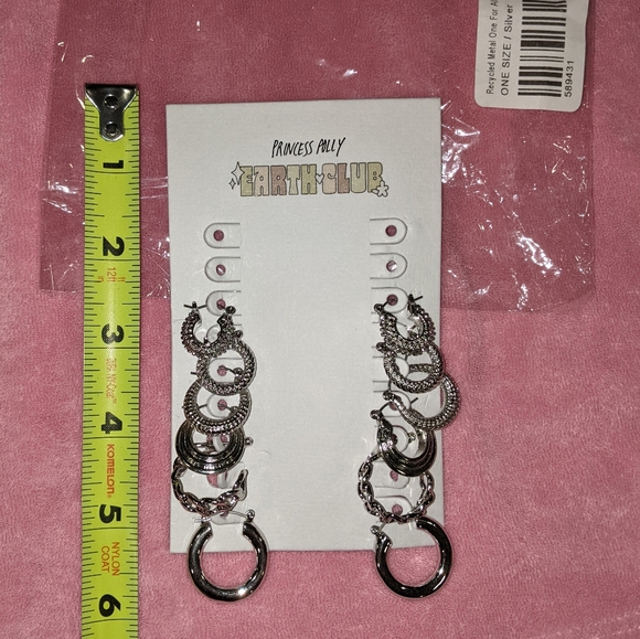 PRINCESS POLLY Silver Earring Pack - Picture 4 of 6